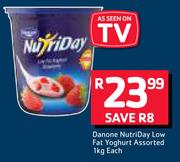 Danone Nutriday Low Fat Yoghurt Assorted-1kg