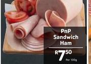 PnP Sandwich Ham-Per 100g
