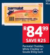 Parmalat Cheddar, White Cheddar Or Gouda-850g Each