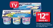 Parmalat Or Yumchums Low Fat Yoghurt Assorted-6x100g Per Pack