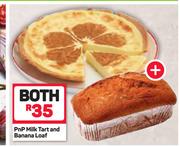 PnP Milk Tart & Banana Loaf-Both For