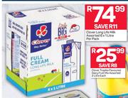 Clover Long Life Milk 6X1L-Per Pack