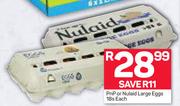 Pnp Or Nulaid Large Eggs-18's Pack Each