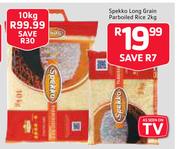 Spekko Long Grain Parboiled Rice-2kg