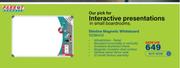 Parrot Slimline Magnetic Whiteboard