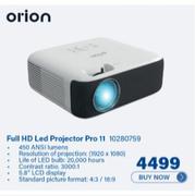 Orion Full HD LED Projector Pro 11