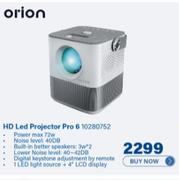 Orion HD LED Projector Pro 6