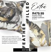 Feather Filled Scatter Cushions 60 x 60cm