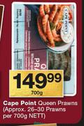 Cape Point Queen Prawns-700g