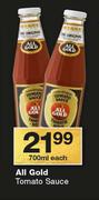 All Gold Tomato Sauce-700ml Each