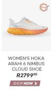 Women's Hoka Arahi 6 Nimbus Cloud Shoe