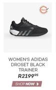 Women's Adidas Droset Black Trainer