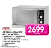 defy 42l convection grill microwave oven