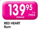 Red Heart Rum-750ml