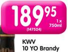 KWV 10 YO Brandy-750ml