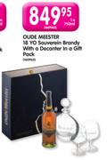 Oude Meester 18 YO Souverein Brandy with a Decanter in a Gift Pack-750ml