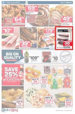 Pick n Pay Western Cape  : Unbeatable Savings (21 Jan - 27 Jan 2019), page 2