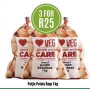 Potjie Potato Bags-3 x 1Kg