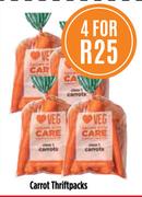 Carrot Thriftpacks-For 4
