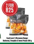 Food Lover's Microwave Range: Butternut, Pumpkin & Sweet Potato-2 x 500g