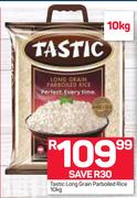 Tastic Long Grain Parboiled Rice-10kg