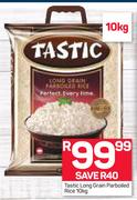 Tastic Long Grain Parboiled Rice-10Kg