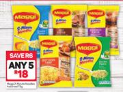 Maggi 2 Minute Noodles Assorted-5 x 73g