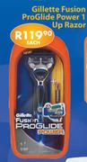 Gillette Fusion Pro Glide Power 1 Up Razor-Eac