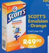 Scott's Emulsion Orange-200ml Each