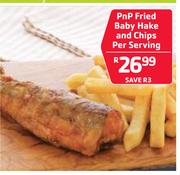 PnP Fried Baby Hake And Chips-Per Serving
