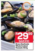 Breco Seafoods Whole Cooked Mussels-454g