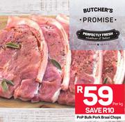 PnP Bulk Pork Braai Chops-Per Kg