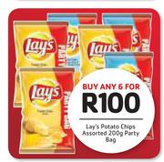Lay's Potato Chips Assorted Party Bag-6 x 200g