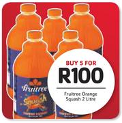 Fruitree Orange Squash-5 x 2L