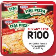Dr. Oetker Familia Pizza Assorted-424-529g For 3