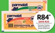 Parmalat Cheddar, White Cheddar Or Gouda 850g-Each