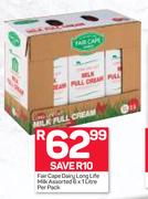 Fair Cape Dairy Long Life Milk-6x1Ltr Per Pack
