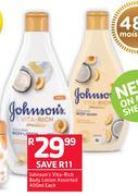 Johnson's Vita Rich Body Lotion Assorted-400ml Each