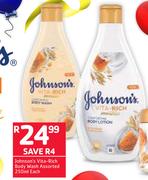 Johnson's Vita Rich Body Wash Assorted-250ml Each