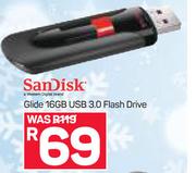 Sandisk Glide 16GB USB 3.0 Flash Drive