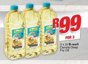 B-Well Canola Deep Fry Oil-3X2Ltr