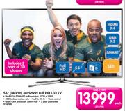Samsung 55"(140cm) 3D Smart Full HD LED TV UA55H6400