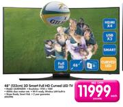 Samsung 48"(122cm) 3D Smart Full HD Curved LED TV UA48H6800
