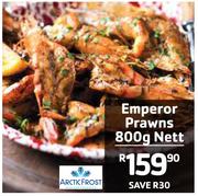 Arctic Frost Emperor Prawns-800g