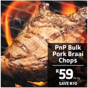 PnP Bulk Pork Braai Chops-Per kg