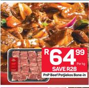 PnP Beef Potjiekos Bone In-Per Kg