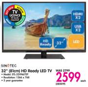 Sinotec 32" HD Ready LED TV STL-32VN67DT