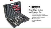 Titan 85pc Socket And Spanner Set