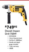 Dewalt Impact Drill 750W DWD024K