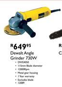 Dewalt Angle Grinder 730W DWE4050